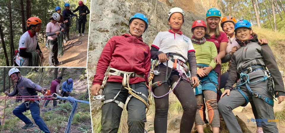 पर्वतारोहण रेस्क्युमा महिलाको आकर्षण बढ्दाे