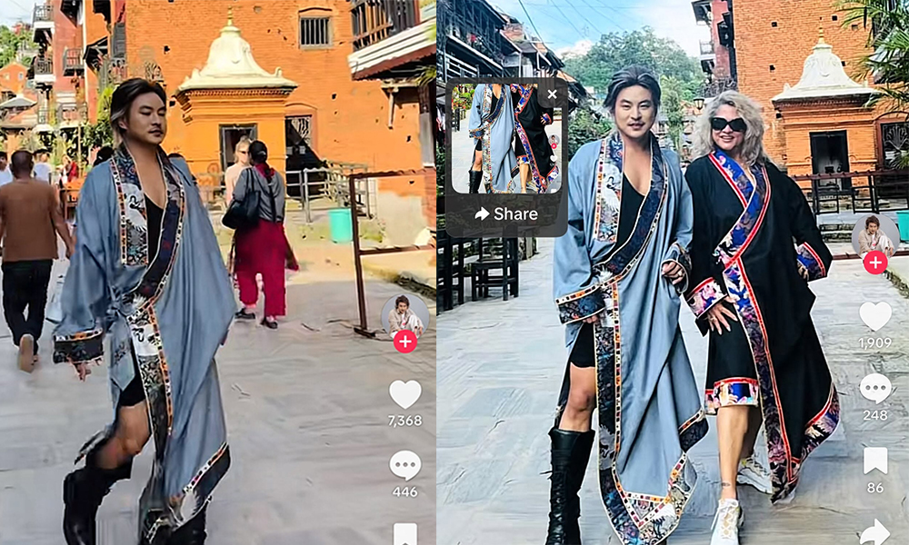 शेर्पा समुदायको पोसाकमाथि ‘फेसन’का नाममा विकृति प्रदर्शन भएको भन्दै तीव्र विरोध